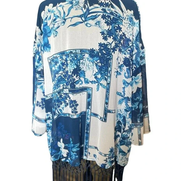 Chico’s TRAVELERS COLLECTION
Patchwork Fringe Duster - Picture 6 of 9